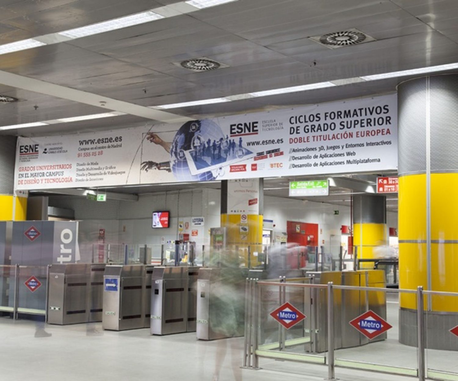 Publicidad y tránsito de viajeros - ESNE, Escuela Universitaria de Diseño, Innovación y Tecnología