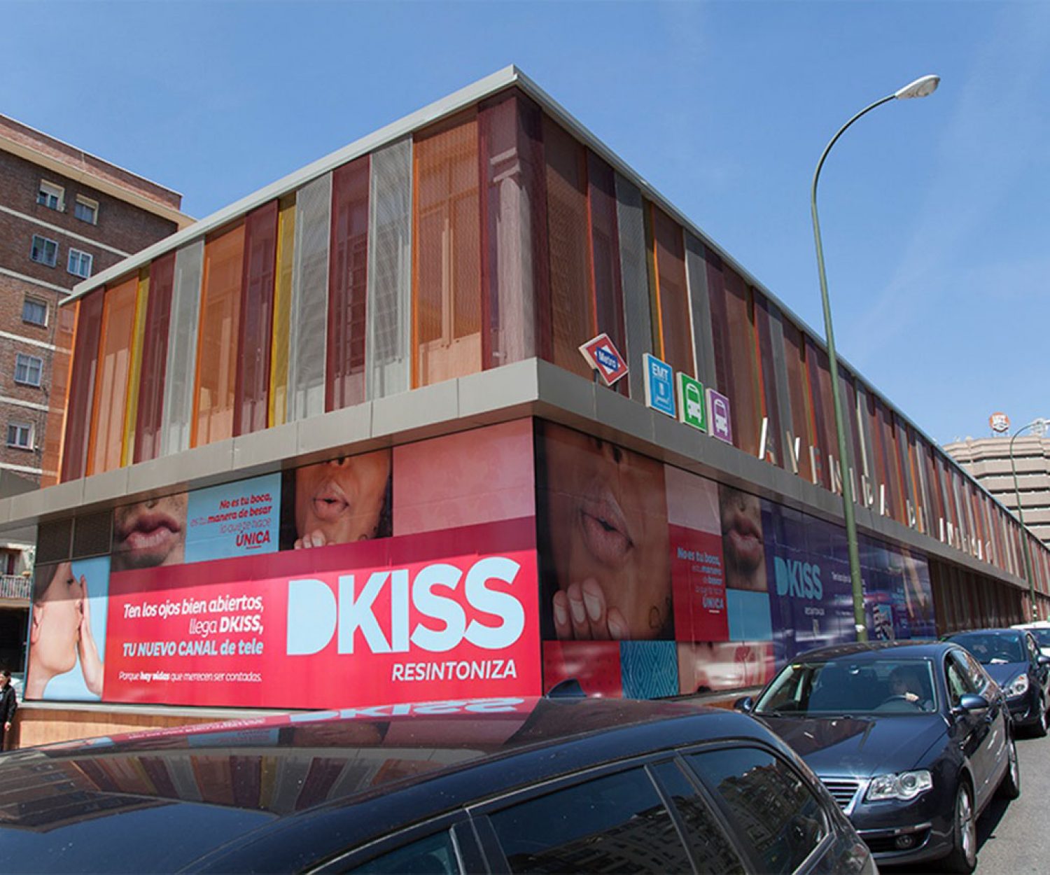 Soportes exteriores intercambiador Avenida de América Dkiss