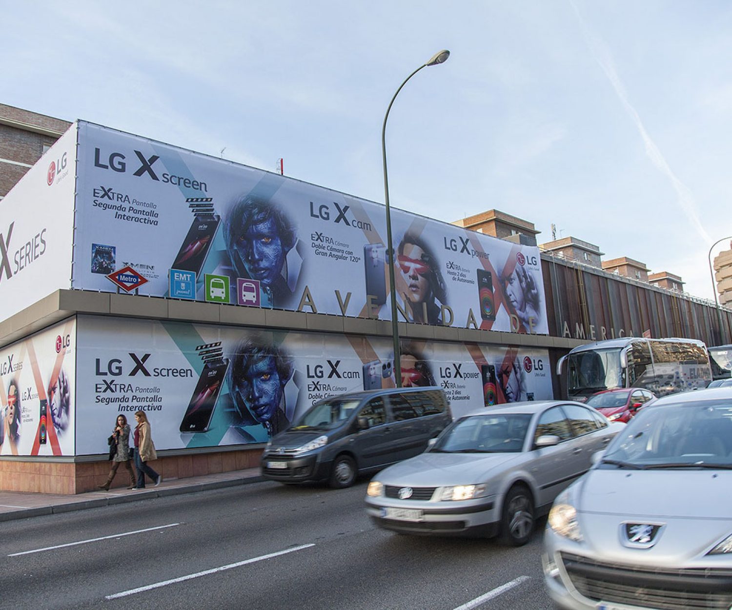 Publicidad gran formato en Madrid LG