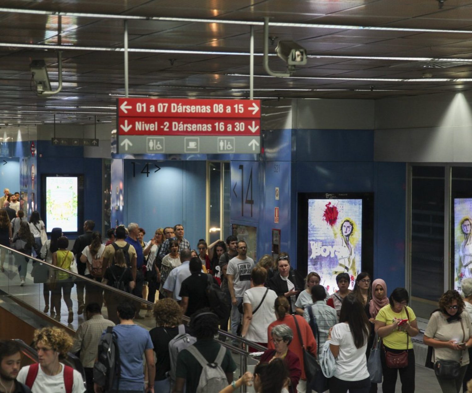 Publicidad marketing en MUPIs digitales de serie TV