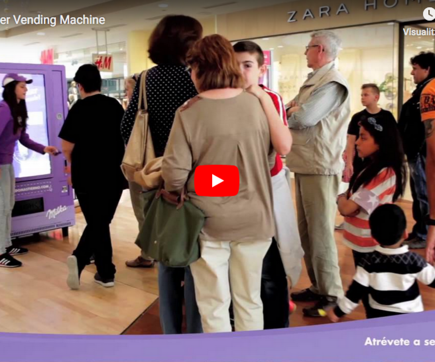 Vídeo campaña publicitaria con acción especial de Milka
