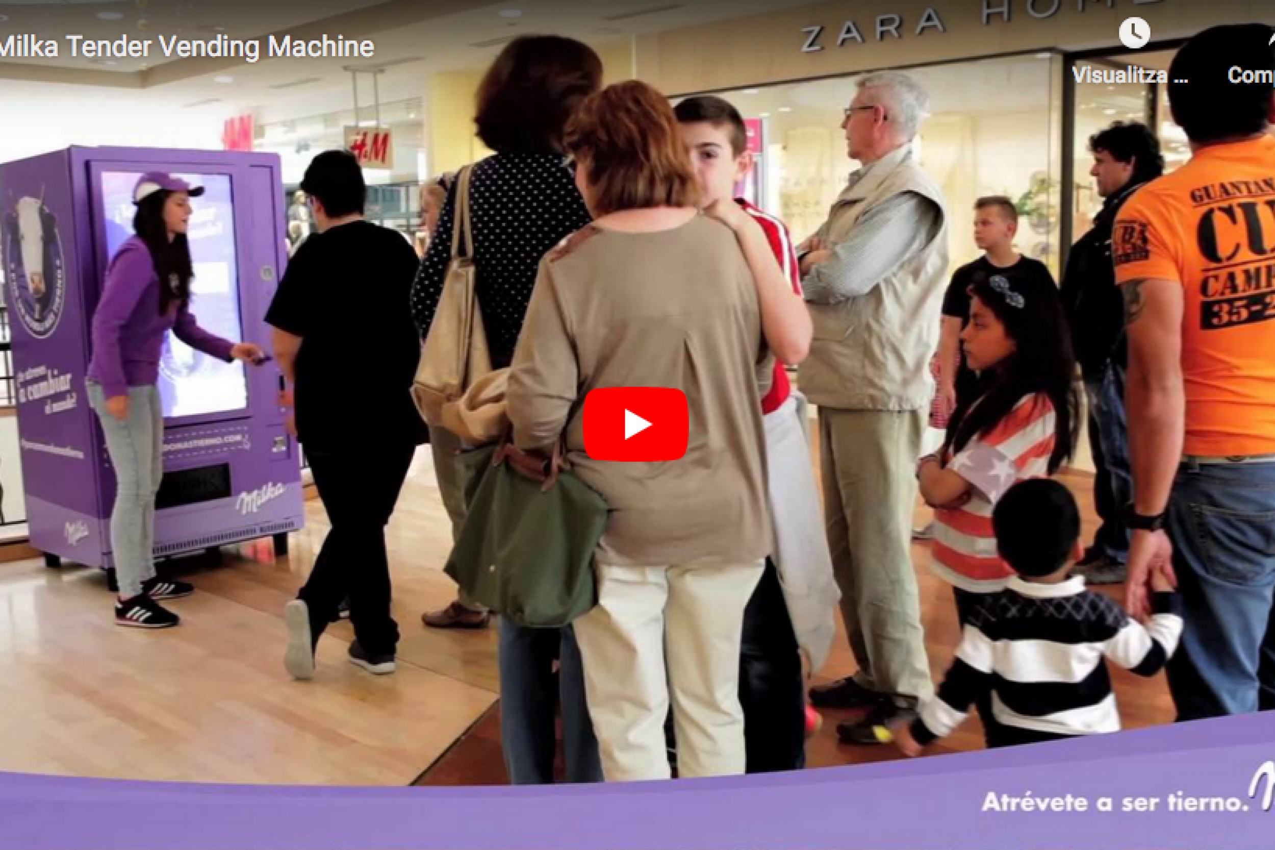 Vídeo campaña publicitaria con acción especial de Milka