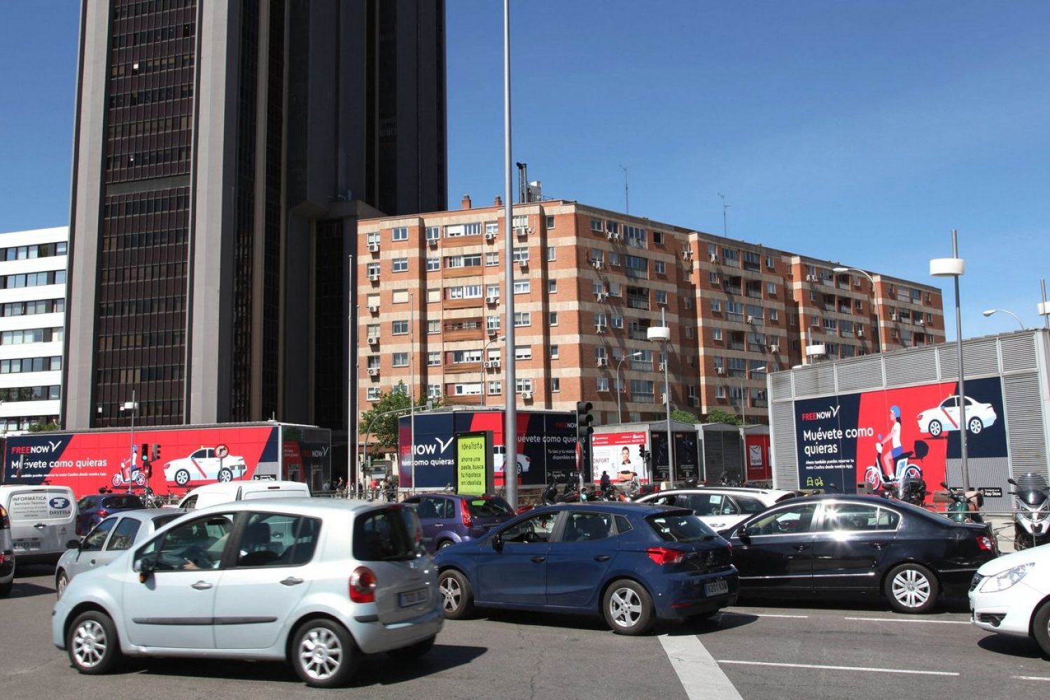 Alto tránsito y audiencia para publicidad en pleno centro de Madrid Free Now