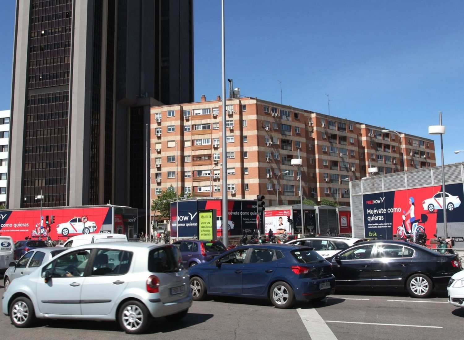 Alto tránsito y audiencia para publicidad en pleno centro de Madrid Free Now