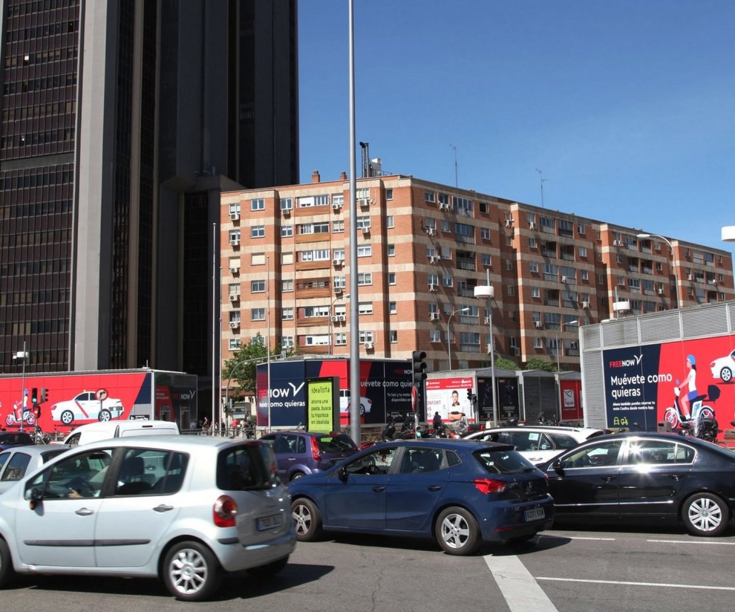 Alto tránsito y audiencia para publicidad en pleno centro de Madrid Free Now