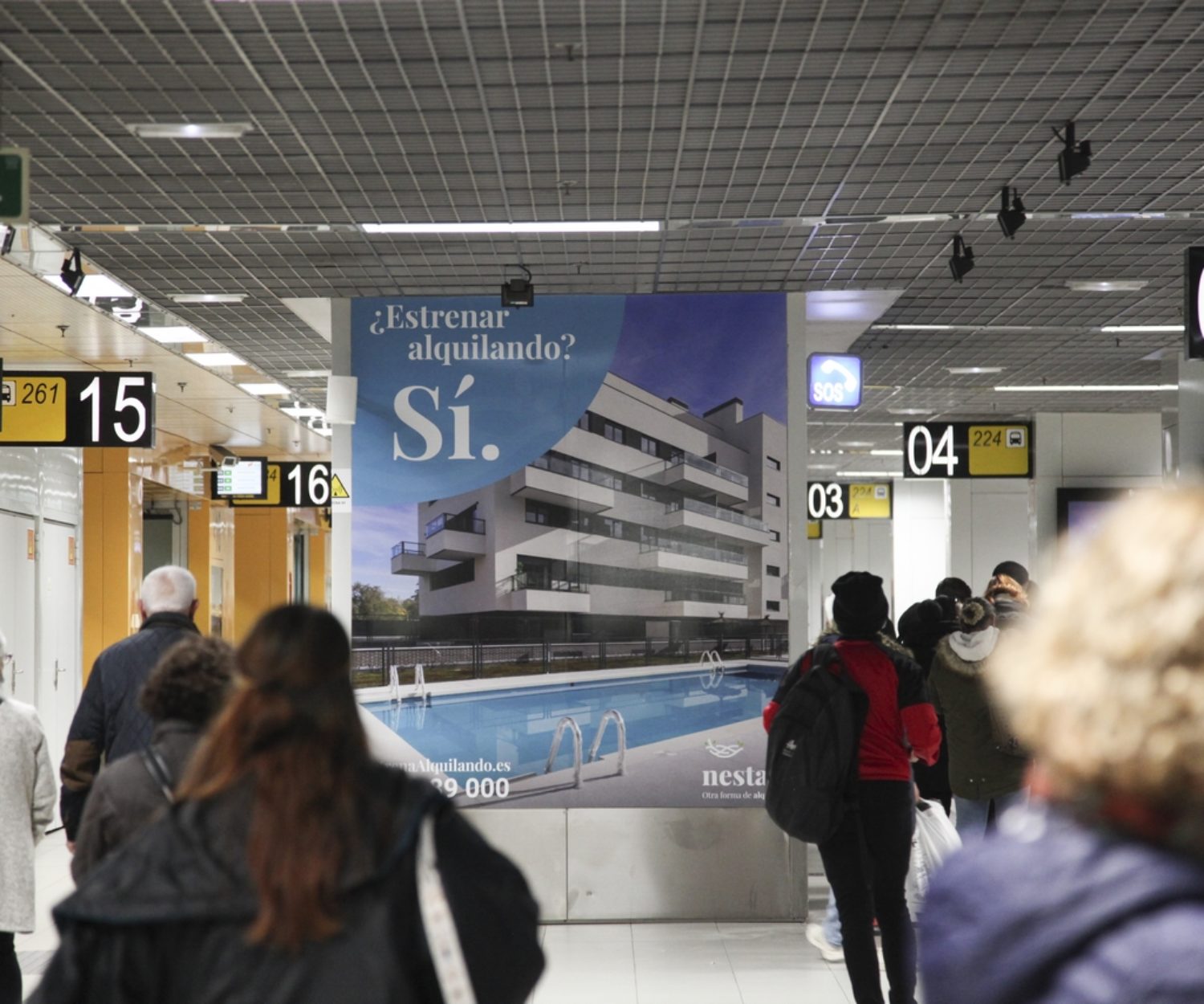 Comercialización espacios publicitarios interior transporte público Madrid Clece OOH