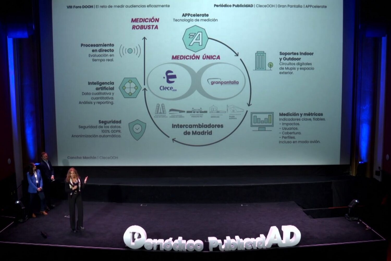 Concha Machín en Foro DOOH sobre medición de audicencias en publicidad exterior