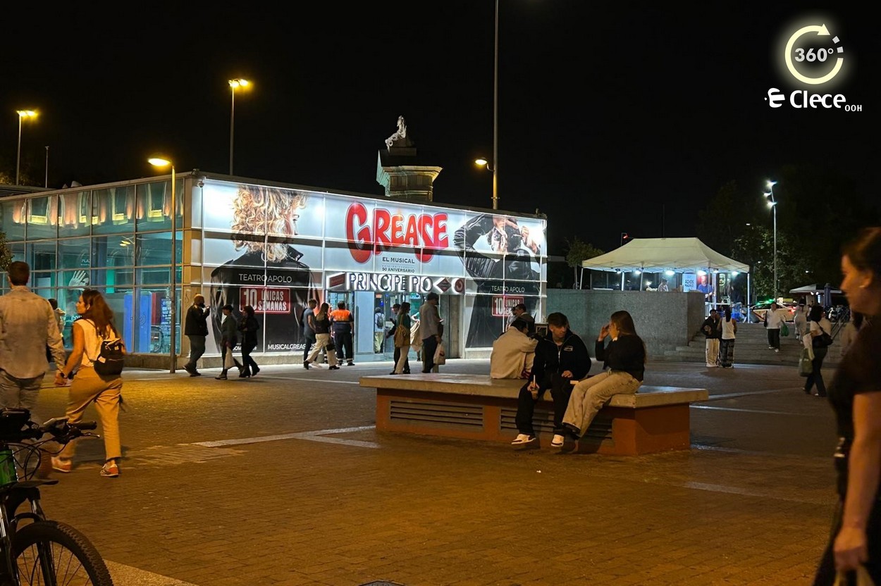 360º Spectacular Marketing advertising facades in Madrid interchanges