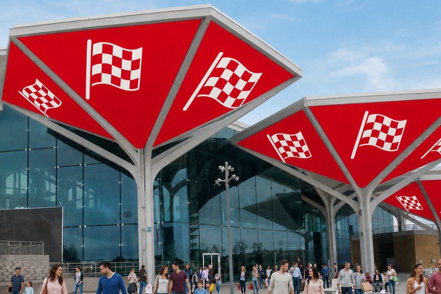 Soportes para marcas anunciantes de publicidad exterior en circuito Fórmula 1 Madrid Valdebebas